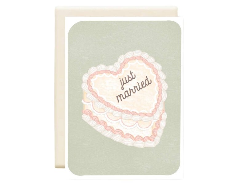 Inkwell Cards Just Married | Wedding Greeting Card