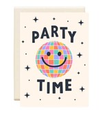 Inkwell Cards Party Time Globe  | Birthday Greeting Card