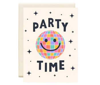 Party Time Globe  | Birthday Greeting Card