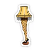 Leg Lamp Christmas & Holiday Sticker