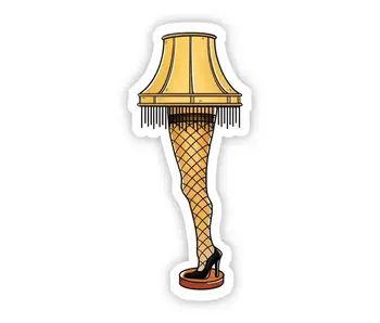 Leg Lamp Christmas & Holiday Sticker