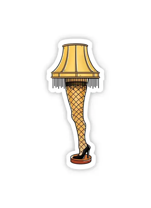 Leg Lamp Christmas & Holiday Sticker