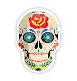 Big Moods Sugar Skull Halloween Sticker
