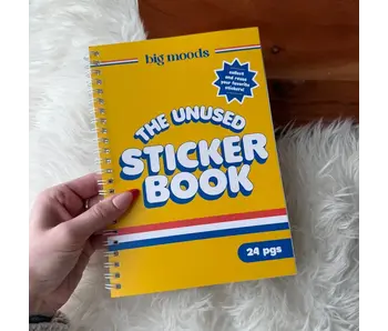 The Unused Sticker Book - Yellow