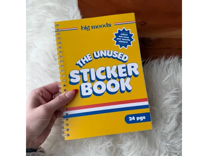 Big Moods The Unused Sticker Book - Yellow