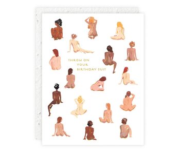 Birthday Suit - Birthday Card