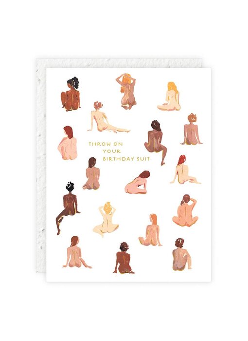 Birthday Suit - Birthday Card