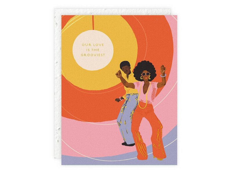 Seedlings Groovy - Love + Friendship Card
