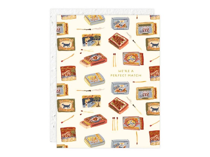Seedlings Matchbooks - Anniversary Card
