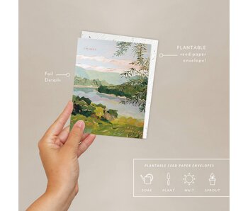 River Bank - Sympathy Card