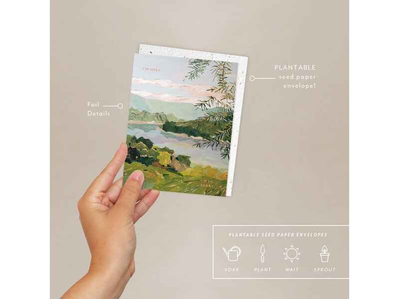 Seedlings River Bank - Sympathy Card