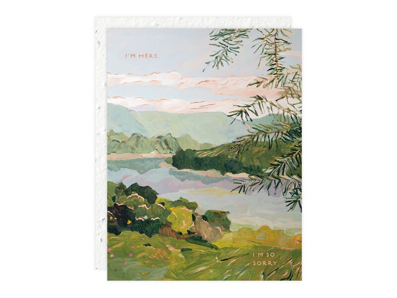 Seedlings River Bank - Sympathy Card