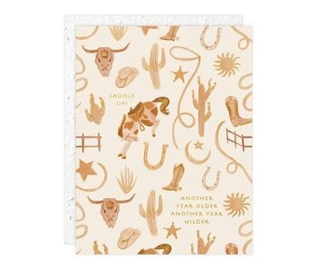 Saddle Up - Birthday Card