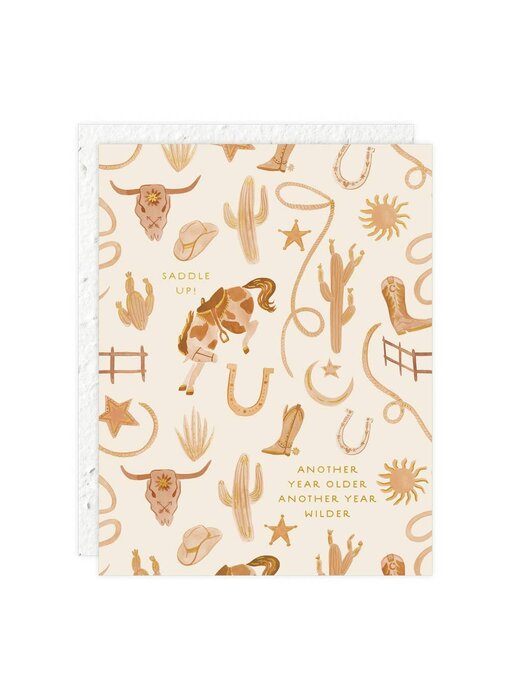 Saddle Up - Birthday Card
