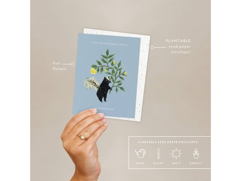 Seedlings Stinker - Birthday Card
