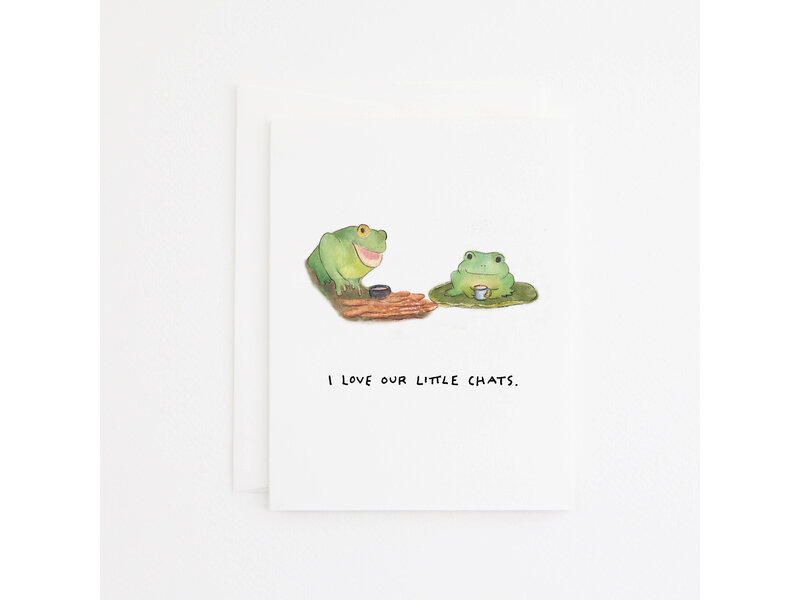 Party Sally Frogs Card