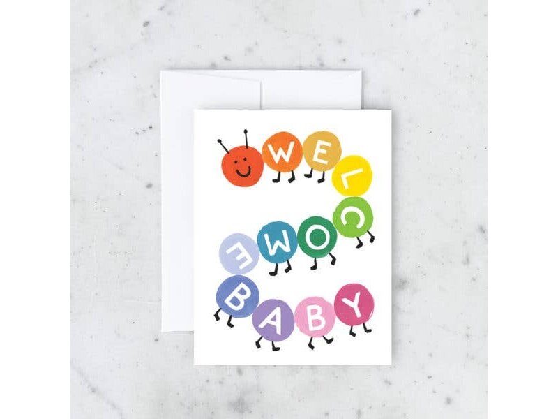 Idlewild Caterpillar Baby Greeting Card