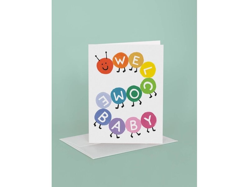 Idlewild Caterpillar Baby Greeting Card
