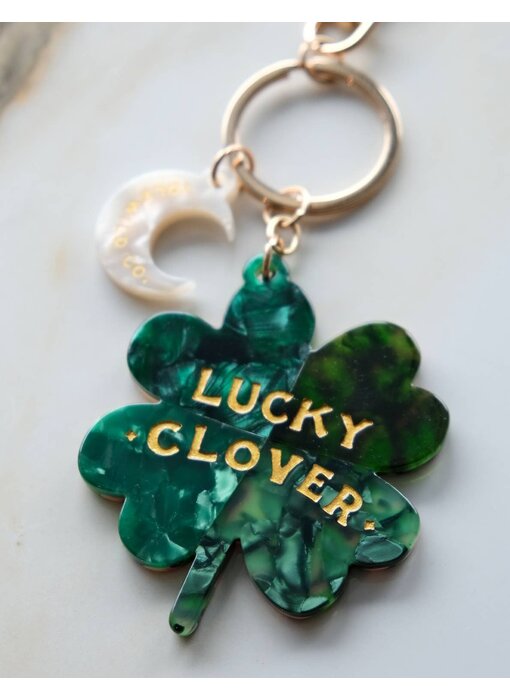 Lucky Bag Charm | Four Leaf Clover
