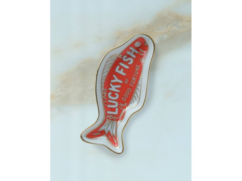 Idlewild Porcelain Trinket Dish | Fortune Fish