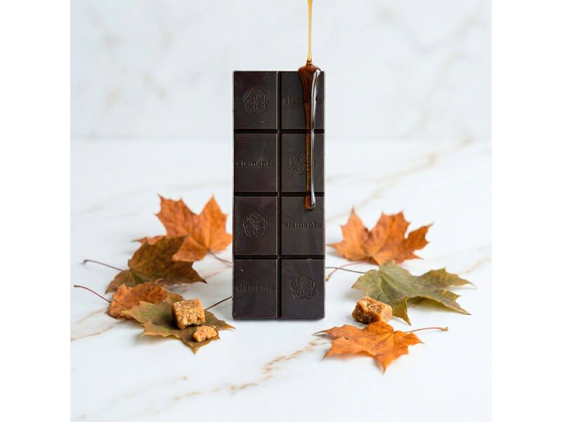 Elements Truffles Maple Toffee Dark Chocolate Bar | Vegan Organic