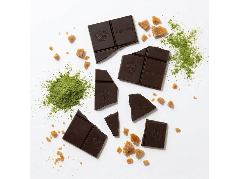 Elements Truffles Maple Toffee Dark Chocolate Bar | Vegan Organic