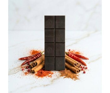 Spicy Cayenne Cinnamon Dark Chocolate | Vegan Organic
