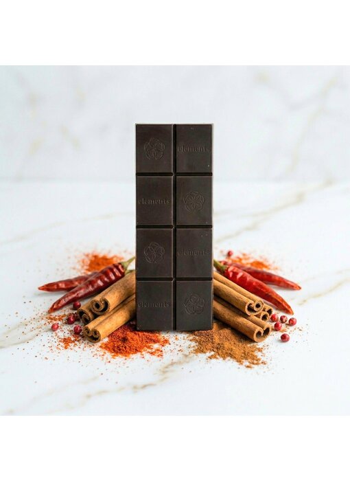 Spicy Cayenne Cinnamon Dark Chocolate | Vegan Organic