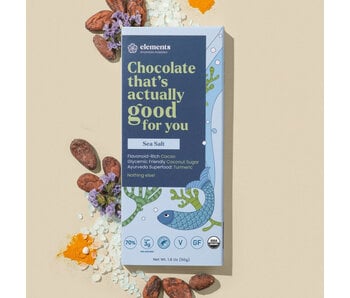 Sea Salt Dark Chocolate Bar | Vegan Organic