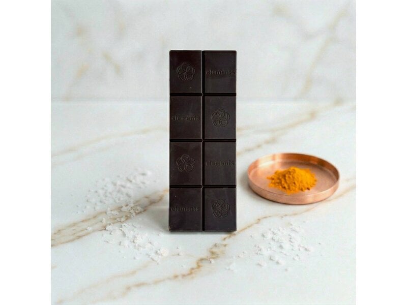 Elements Truffles Sea Salt Dark Chocolate Bar | Vegan Organic