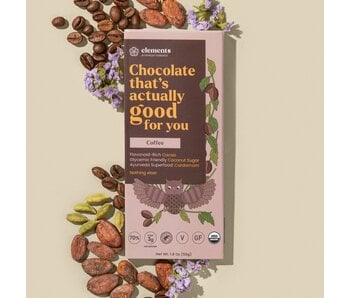 Coffee Dark Chocolate Bar | Vegan Organic