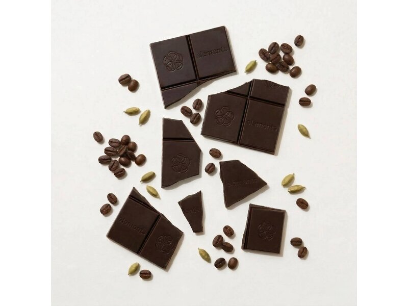 Elements Truffles Coffee Dark Chocolate Bar | Vegan Organic