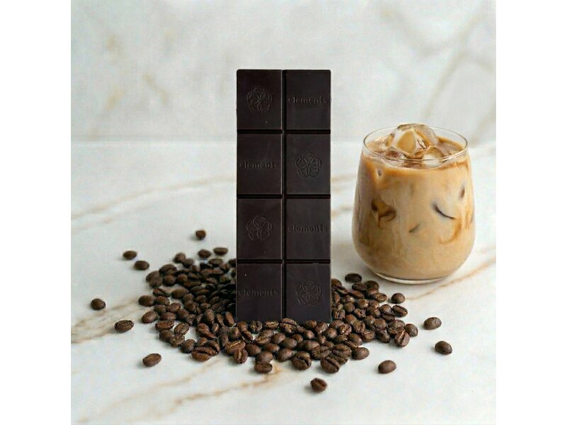 Elements Truffles Coffee Dark Chocolate Bar | Vegan Organic