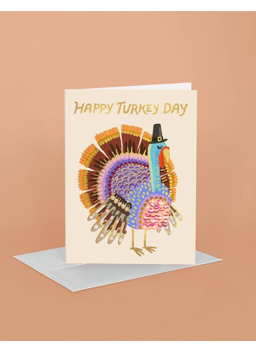 Happy Turkey Day Thanksgiving Greeting Card