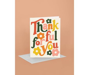 Thankful Daisies Thanksgiving Greeting Card