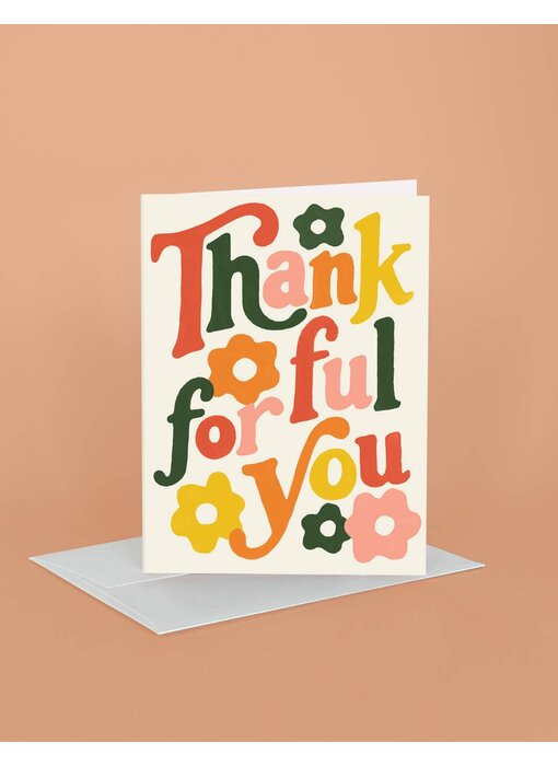 Thankful Daisies Thanksgiving Greeting Card