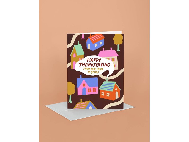 Idlewild Thanksgiving Neighborhood Thanksgiving Greeting Card