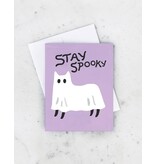 Idlewild Ghost Cat Halloween Greeting Card