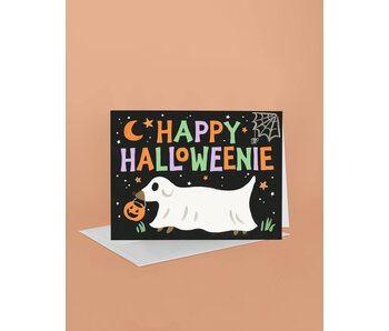 Happy Halloweenie Halloween Greeting Card
