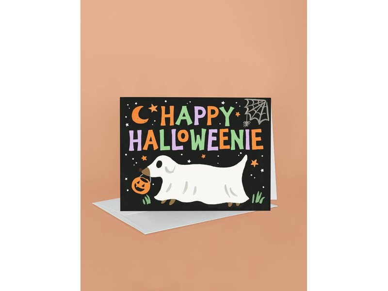 Idlewild Happy Halloweenie Halloween Greeting Card