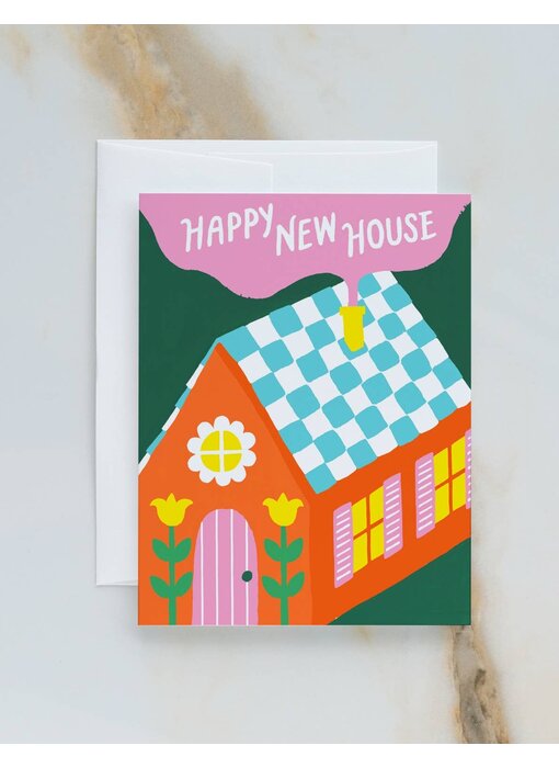 Happy New House New Home Greeting Card