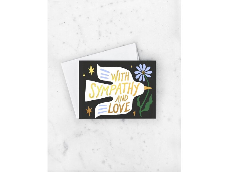 Idlewild Sympathy Dove Sympathy Greeting Card