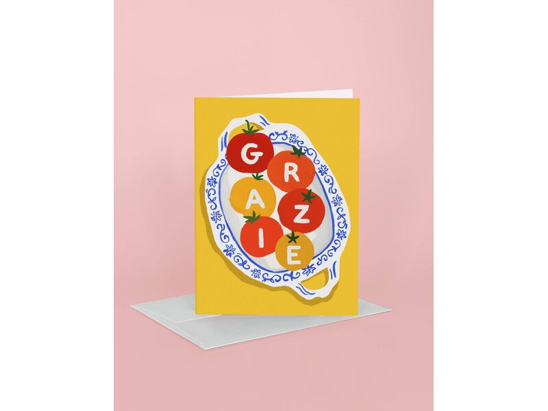 Idlewild Thank You Greeting Card | Grazie Tomatoes