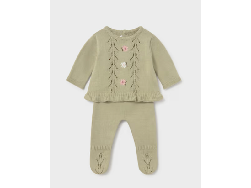 Mayoral Knit bayleaf set