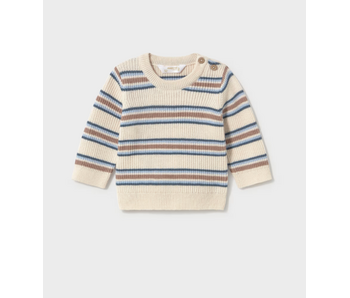 Striped knit sweater