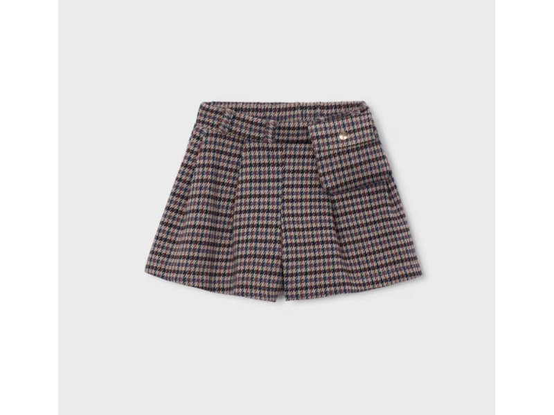 Mayoral Houndstooth Skort with Pocket