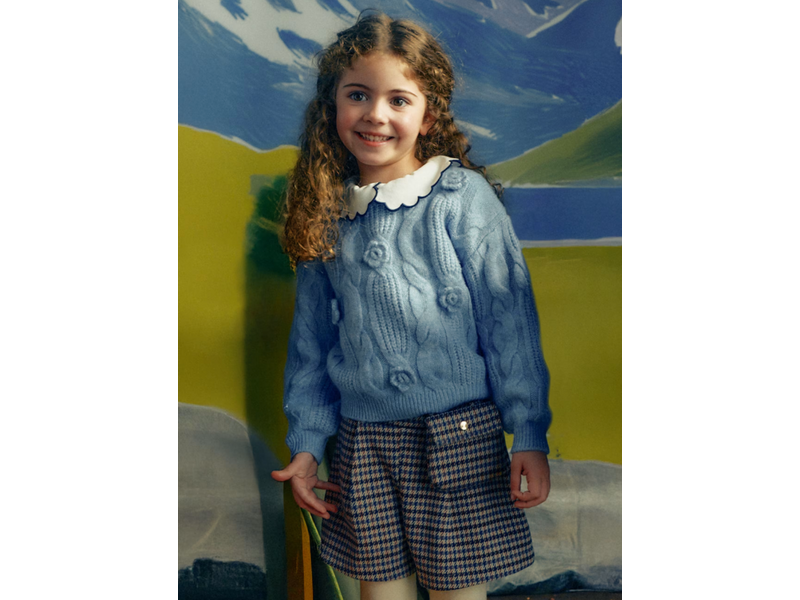 Mayoral Houndstooth Skort with Pocket
