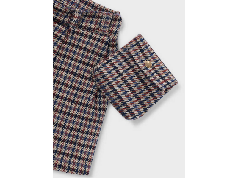 Mayoral Houndstooth Skort with Pocket
