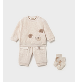 Mayoral 2pc corduroy knit tracksuit