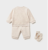 Mayoral 2pc corduroy knit tracksuit